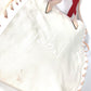 Christian Louboutin Shoulder Bag Canvas / leather white Vertical Tote Bag CABALACE Women Used Authentic
