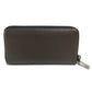 Christian Louboutin Long Wallet Purse 1175060 Calf leather Brown Studs logo Panettone mens Used Authentic