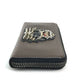 Christian Louboutin Long Wallet Purse 1175060 Calf leather Brown Studs logo Panettone mens Used Authentic