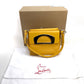 Christian Louboutin Handbag leather yellow Shoulder Bag Mini Tote passage messenger Women Used Authentic