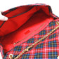 Christian Louboutin Shoulder Bag Canvas / leather Red Check Pattern Sweet charity Women Used Authentic