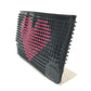 Christian Louboutin Clutch bag Patent leather black Spike Tads Rubi Posh Valentine Women Used Authentic