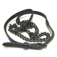 Christian Louboutin Clutch bag Patent leather black Spike Tads Rubi Posh Valentine Women Used Authentic