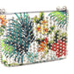 Christian Louboutin Shoulder Bag Patent calf leather white Botanical Pattern Spike studs Crossbody Women Used Authentic