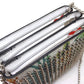 Christian Louboutin Shoulder Bag Patent calf leather white Botanical Pattern Spike studs Crossbody Women Used Authentic
