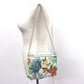 Christian Louboutin Shoulder Bag Patent calf leather white Botanical Pattern Spike studs Crossbody Women Used Authentic