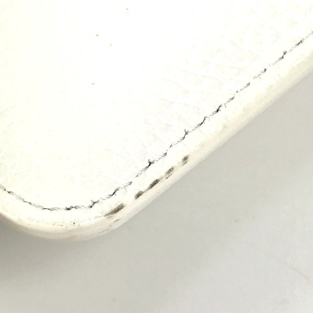 Christian Louboutin Coin case Rubber, Leather white logo sole