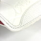 Christian Louboutin Coin case Rubber, Leather white logo sole