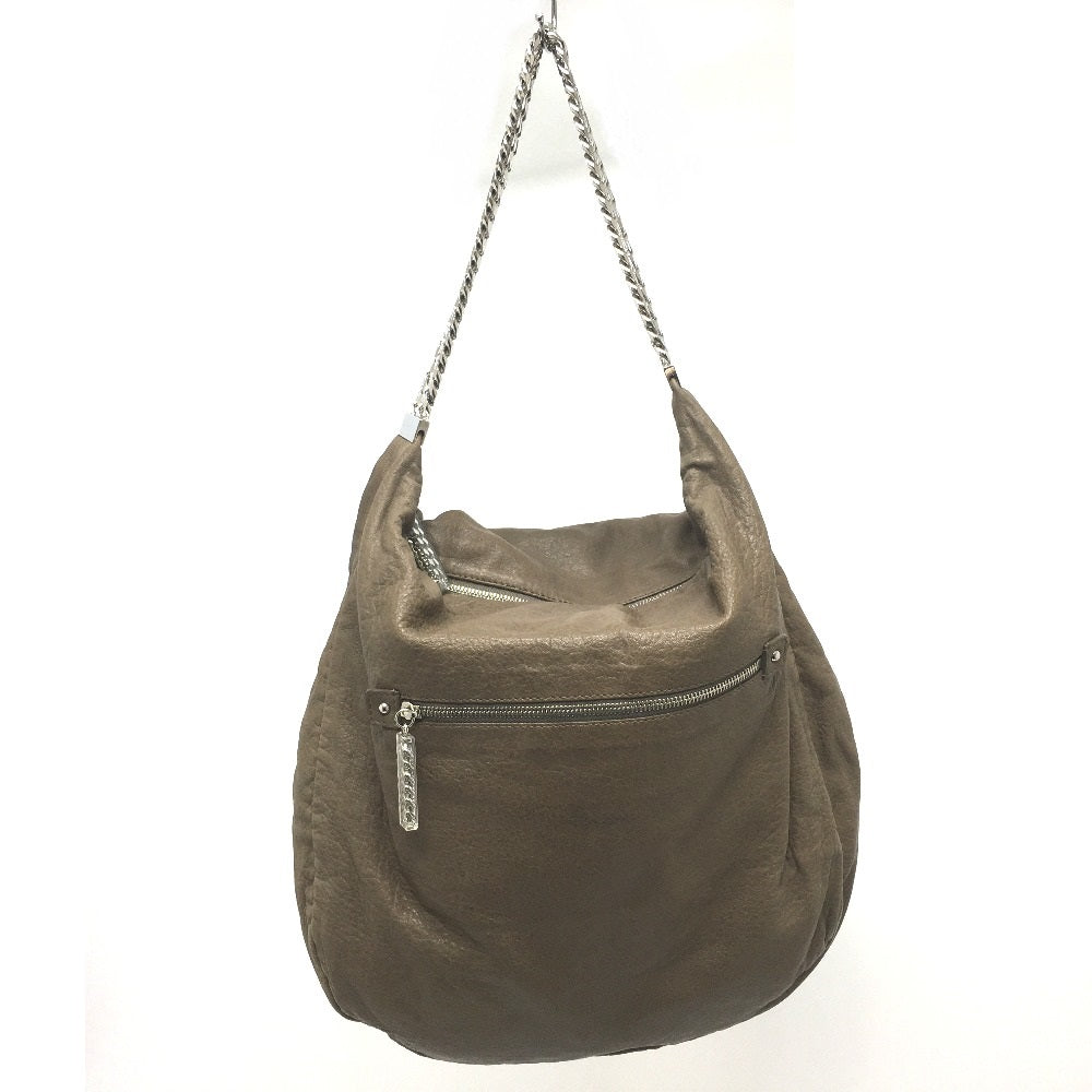 Christian Louboutin Shoulder Bag leather Brown Shoulder Women Used Authentic