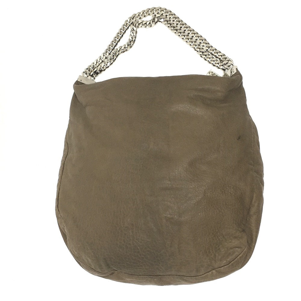 Christian Louboutin Shoulder Bag leather Brown Shoulder Women Used Authentic