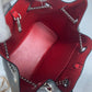 Christian Louboutin Backpack leather black Sequin logo MARIE JANE Women Used Authentic