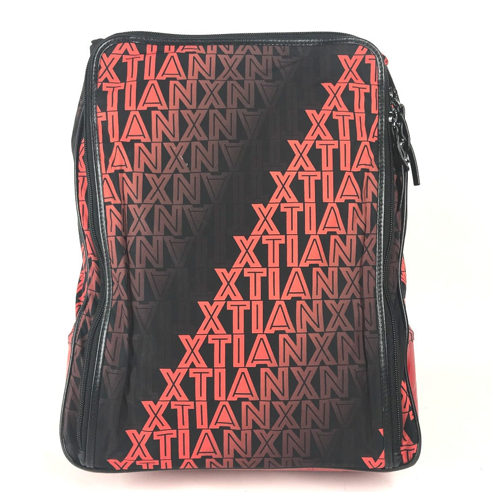 Christian Louboutin Backpack Nylon / leather black backpack bag Overall handle mens Used Authentic