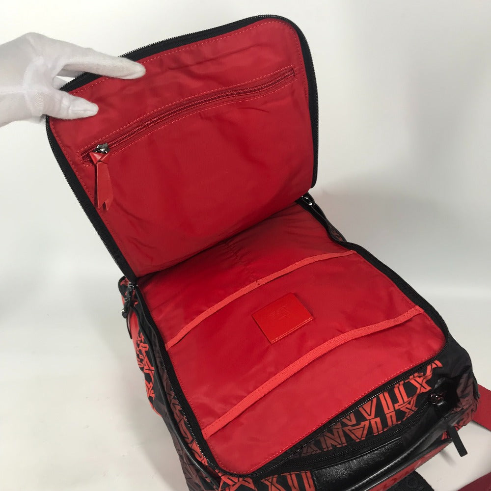 Christian Louboutin Backpack Nylon / leather black backpack bag Overall handle mens Used Authentic