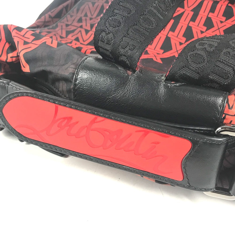 Christian Louboutin Backpack Nylon / leather black backpack bag Overall handle mens Used Authentic