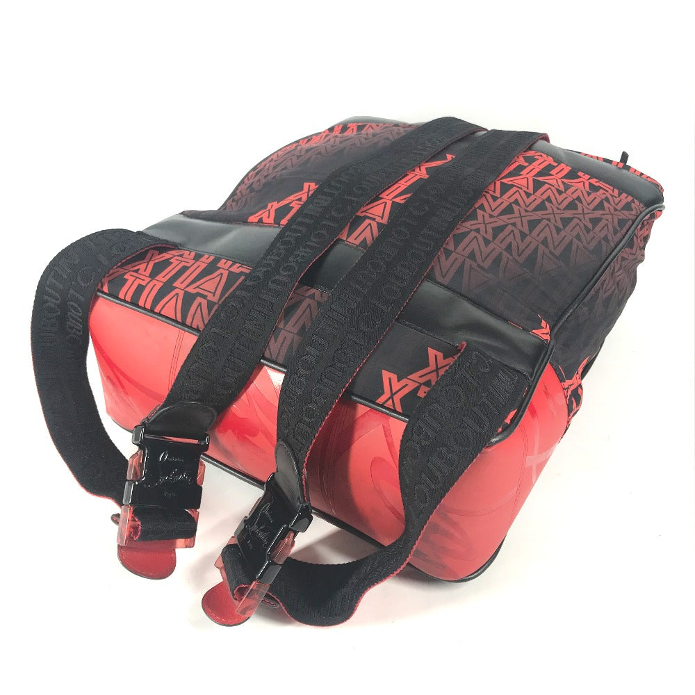 Christian Louboutin Backpack Nylon / leather black backpack bag Overall handle mens Used Authentic