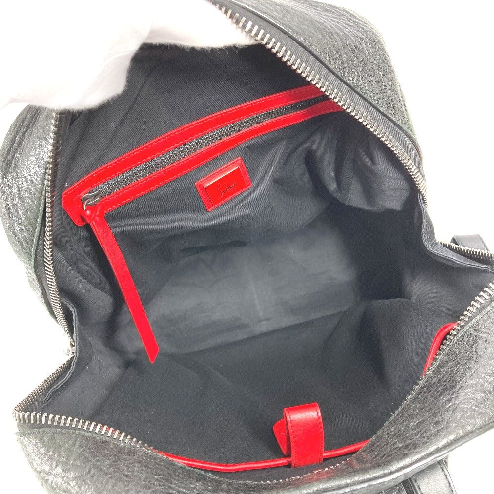 Christian Louboutin Backpack leather black logo