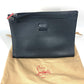 Christian Louboutin Shoulder Bag leather black Crossbody logo SKY Sky mens Used Authentic