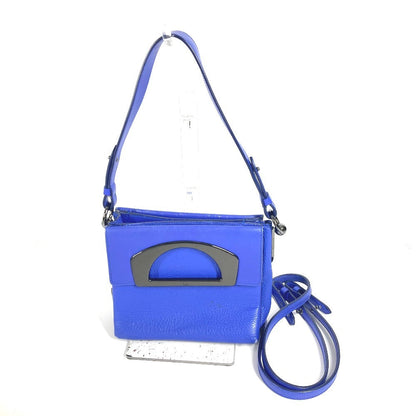 Christian Louboutin Shoulder Bag leather blue logo