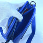 Christian Louboutin Shoulder Bag leather blue logo