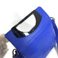 Christian Louboutin Shoulder Bag leather blue logo
