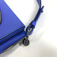 Christian Louboutin Shoulder Bag leather blue logo