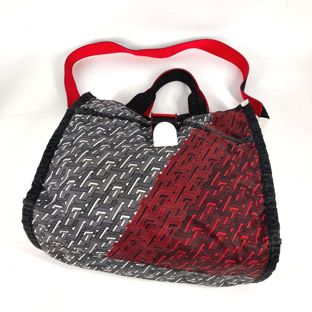 Christian Louboutin Shoulder Bag Nylon Red logo
