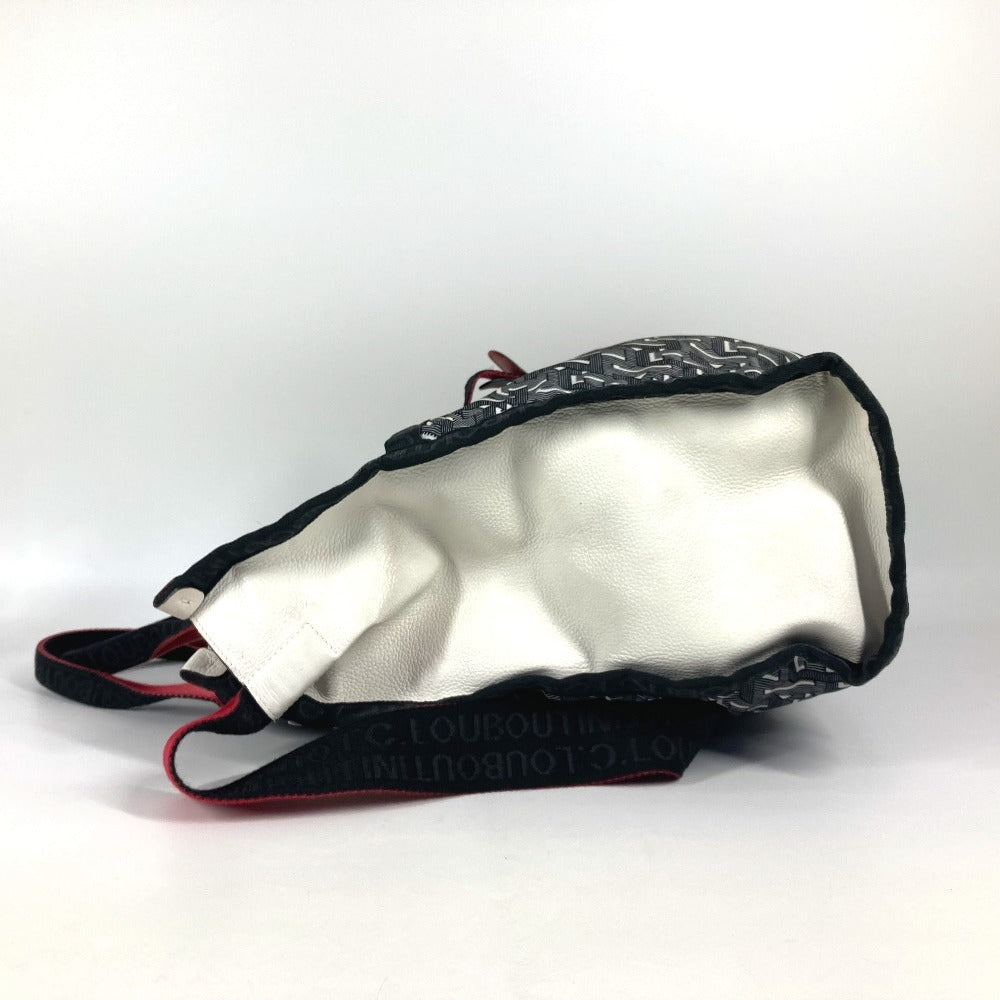 Christian Louboutin Shoulder Bag Nylon Red logo