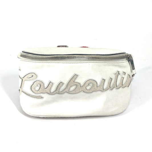 Christian Louboutin Sling bag leather white mary jane logo
