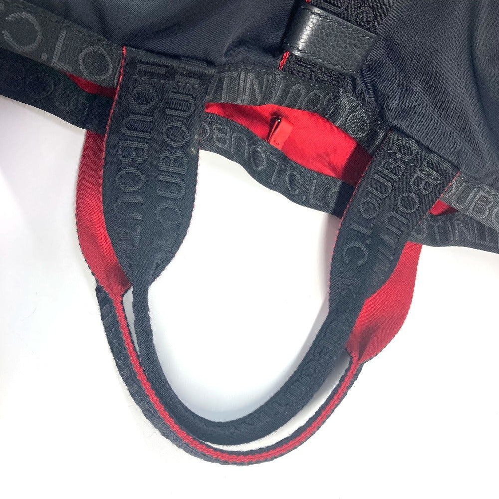 Christian Louboutin Tote Bag Nylon black LOUBICLIC