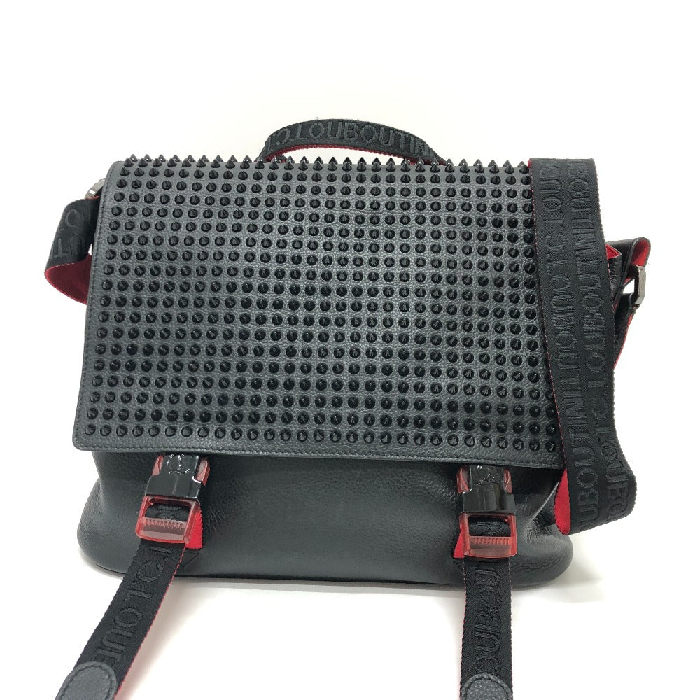 Christian Louboutin Shoulder Bag 3195233 leather black Studs Ruby click