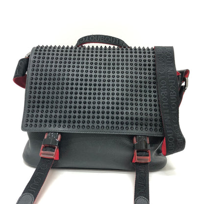 Christian Louboutin Shoulder Bag 3195233 leather black Studs Ruby click