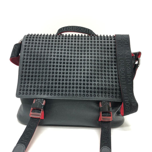 Christian Louboutin Shoulder Bag 3195233 leather black Studs Ruby click
