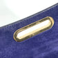 Christian Louboutin Shoulder Bag Patent leather Navy Chain bag, 2WAY bag, clutch bag, flap logo riviera
