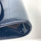 Christian Louboutin Shoulder Bag Patent leather Navy Chain bag, 2WAY bag, clutch bag, flap logo riviera