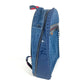 Christian Louboutin Backpack denim blue logo studs