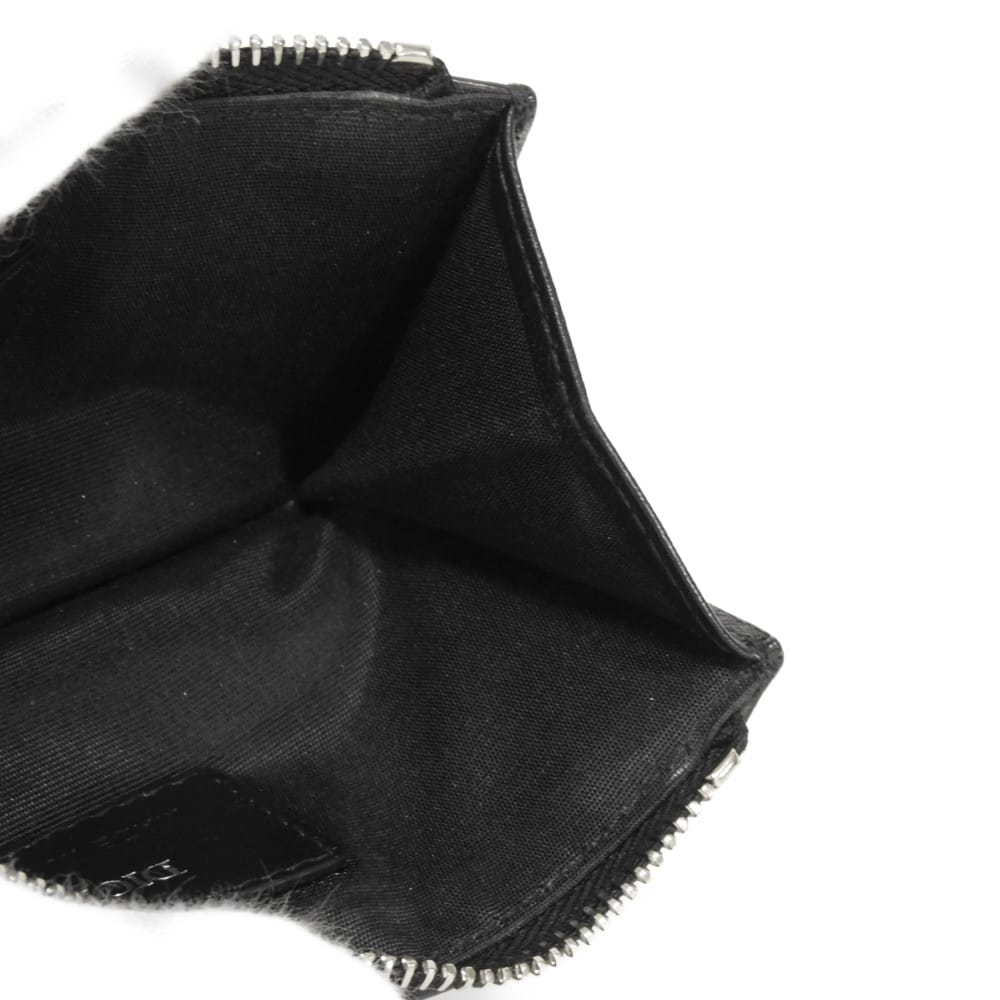 Dior Coin case 2ESBC250VPD_H03E Smooth scarf skin black Oblique Galaxy Zip card holder