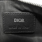 Dior Coin case 2ESBC250VPD_H03E Smooth scarf skin black Oblique Galaxy Zip card holder