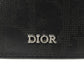 Dior Coin case 2ESBC250VPD_H03E Smooth scarf skin black Oblique Galaxy Zip card holder