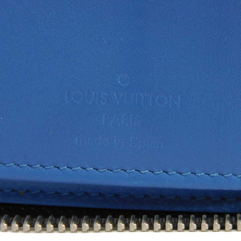 LOUIS VUITTON Long Wallet Purse N64436 Damier Graffit Canvas x Cowhide Leather blue Damier Graphite Zippy Wallet Vertical