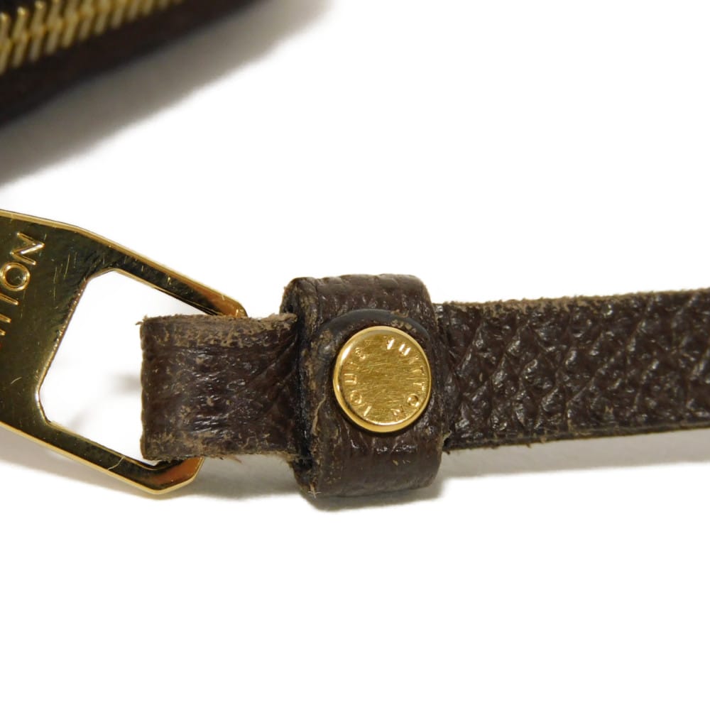 LOUIS VUITTON Coin case M60553 Implant leather (monogram embossed) Tail Monogram Unplant Zip around purse