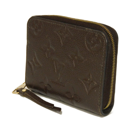 LOUIS VUITTON Coin case M60553 Implant leather (monogram embossed) Tail Monogram Unplant Zip around purse