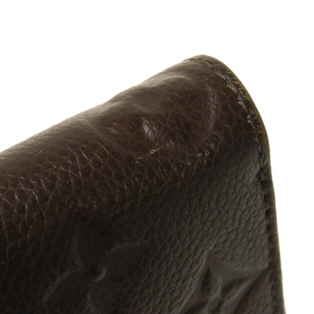 LOUIS VUITTON Coin case M60553 Implant leather (monogram embossed) Tail Monogram Unplant Zip around purse