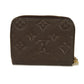 LOUIS VUITTON Coin case M60553 Implant leather (monogram embossed) Tail Monogram Unplant Zip around purse