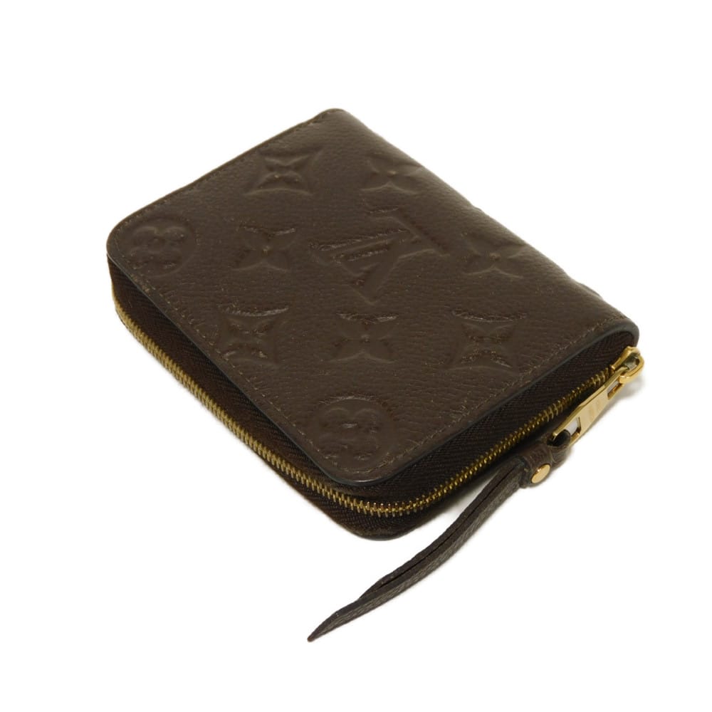 LOUIS VUITTON Coin case M60553 Implant leather (monogram embossed) Tail Monogram Unplant Zip around purse