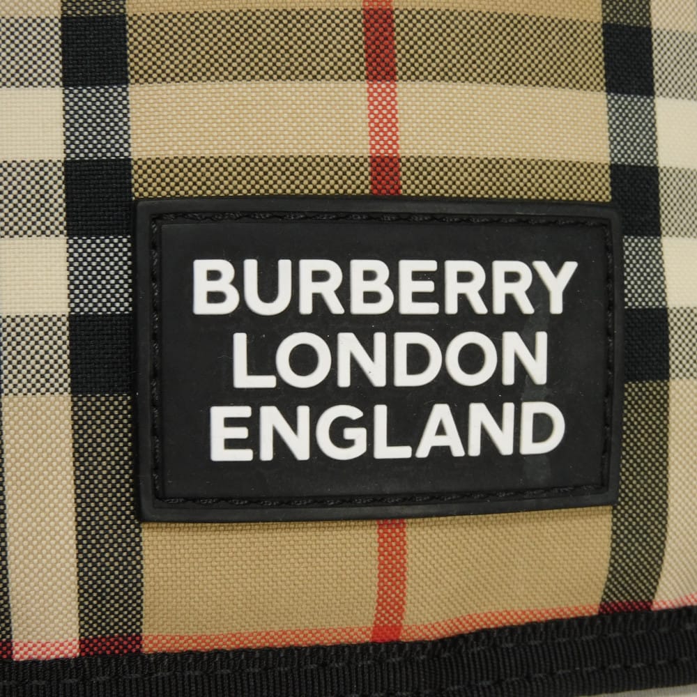 BURBERRY Shoulder Bag 8026664 cotton beige logo rubber Nova check phone case