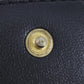 CHANEL Pouch cotton Navy Chain pochette