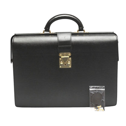 LOUIS VUITTON Business bag M54352 Epi Leather black Briefcase Epi Fermoire mens Used Authentic