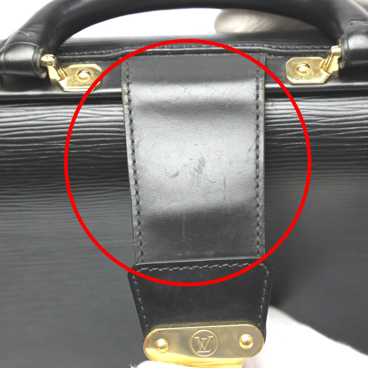 LOUIS VUITTON Business bag M54352 Epi Leather black Briefcase Epi Fermoire mens Used Authentic