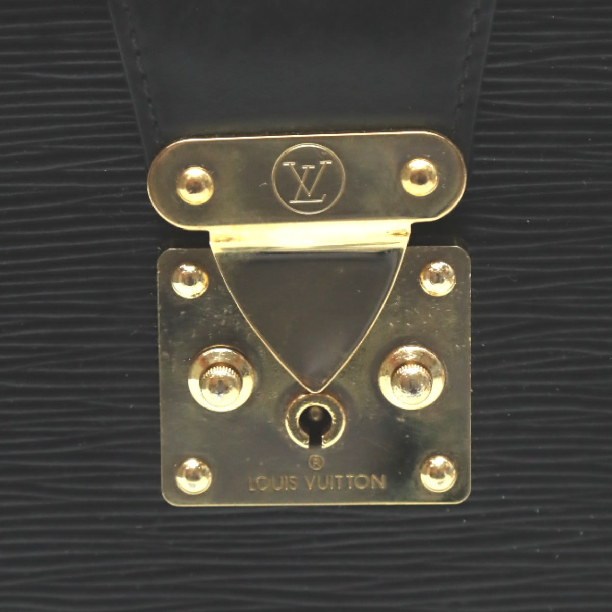 LOUIS VUITTON Business bag M54352 Epi Leather black Briefcase Epi Fermoire mens Used Authentic