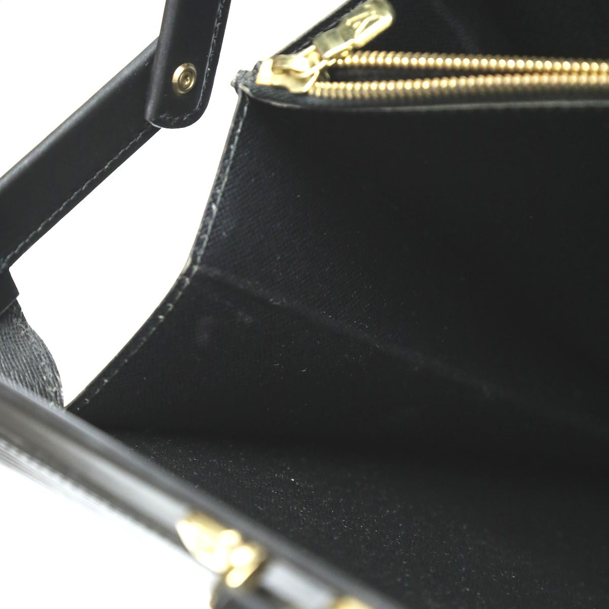 LOUIS VUITTON Business bag M54352 Epi Leather black Briefcase Epi Fermoire mens Used Authentic